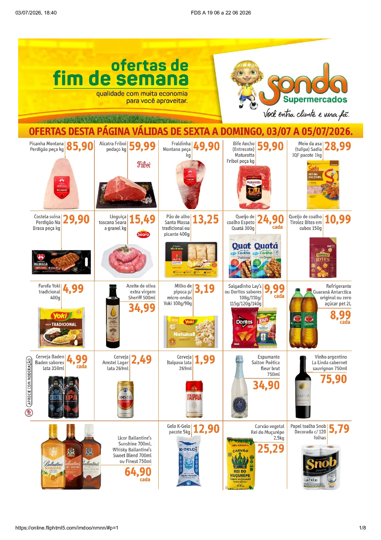 Ofertas do Sonda Supermercados